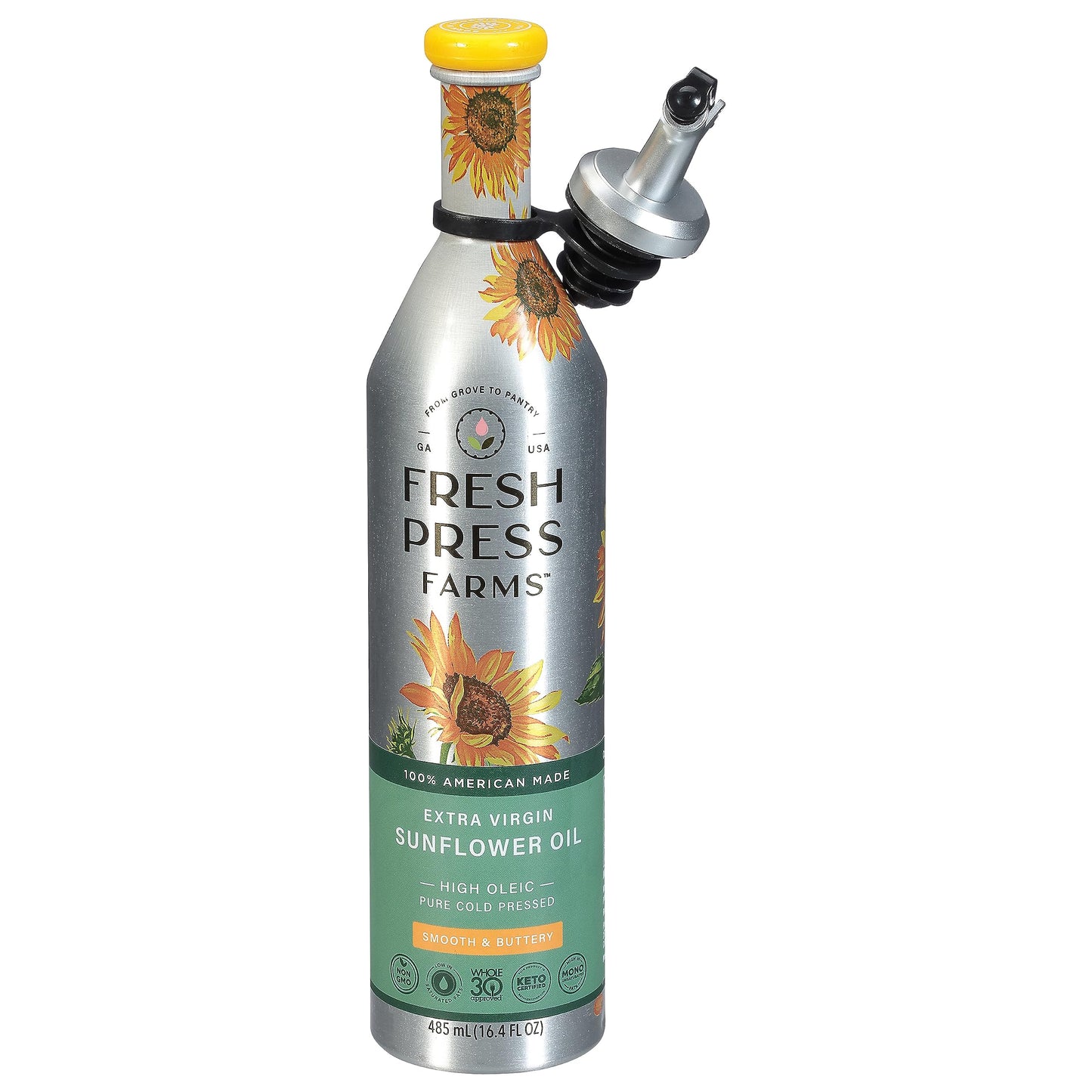 Fresh Press Farms - Sunflower Oil Extra Virgn - Case Of 6-16.4 Fz
