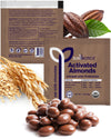 Sunbiotics Activated Organic Sprouted Almonds - Oat Milk Chocolate  Pack Of 1
