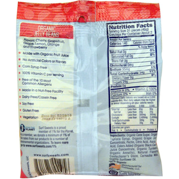 Surf Sweets Organic Jelly Beans 2.75 Oz