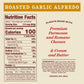 Raos Homemade Alfredo Sauce  Roasted Garlic Alfredo  15 oz  Rich & Creamy Pasta Sauce  Carb Conscious  Keto Friendly  enhanced Quality  Blend of Parmesan & Romano Cheese  Cream and Butter