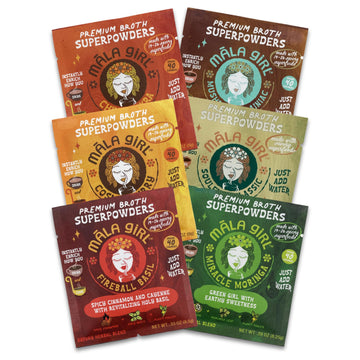 Mala Girl Ramen Broth And Seasoning Superpowder  Packed With Vitamins  Minerals And Antioxidants  Promotes Immunity And Gut Health  Vegan  Gluten And Dairy Free