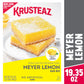 Krusteaz Meyer Lemon Bar Mix, Made with Real Lemons, 19.35 oz Box