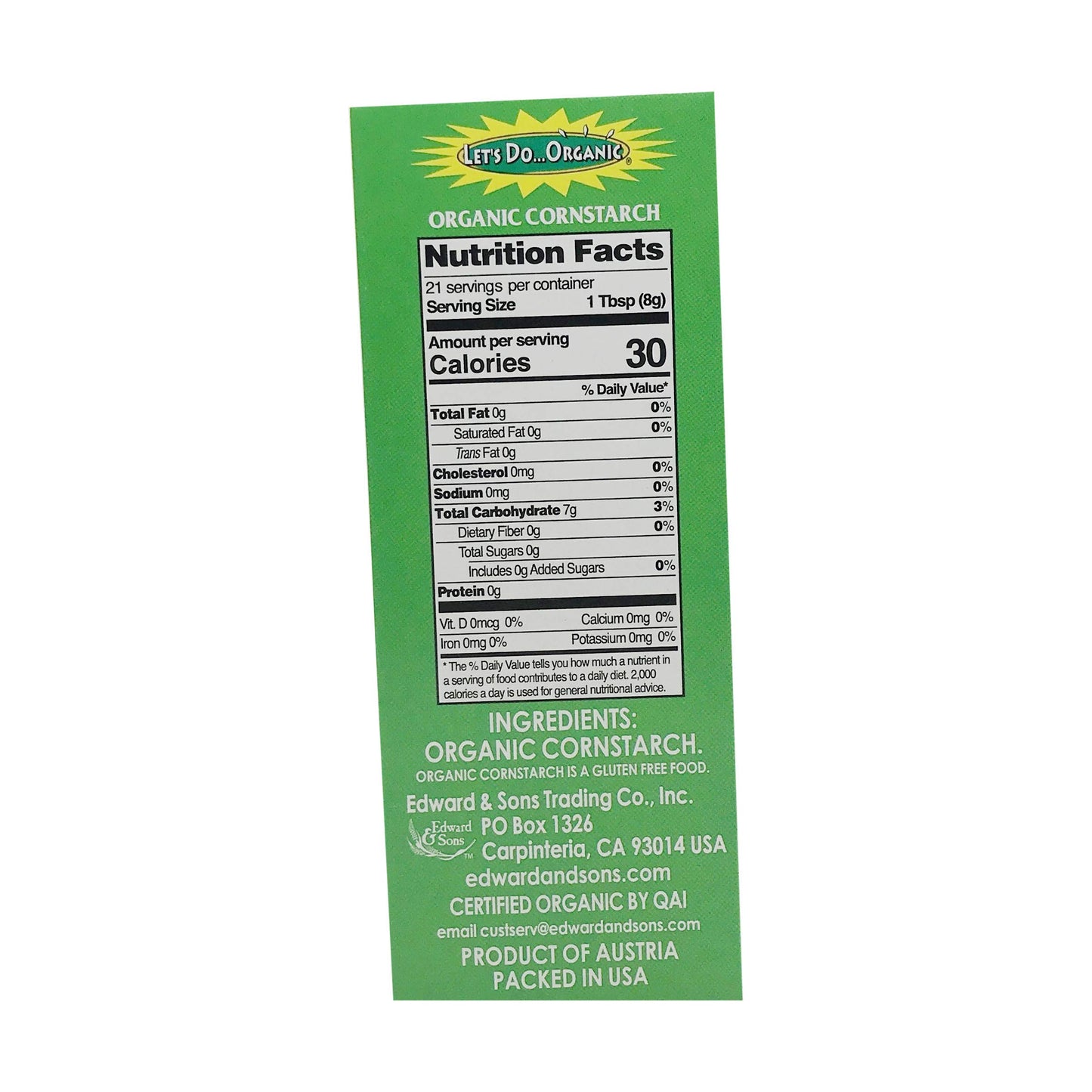 Let'S Do Organics Cornstarch - Organic - 6 Oz - Case Of 6(D0102Hh3Hmg.)