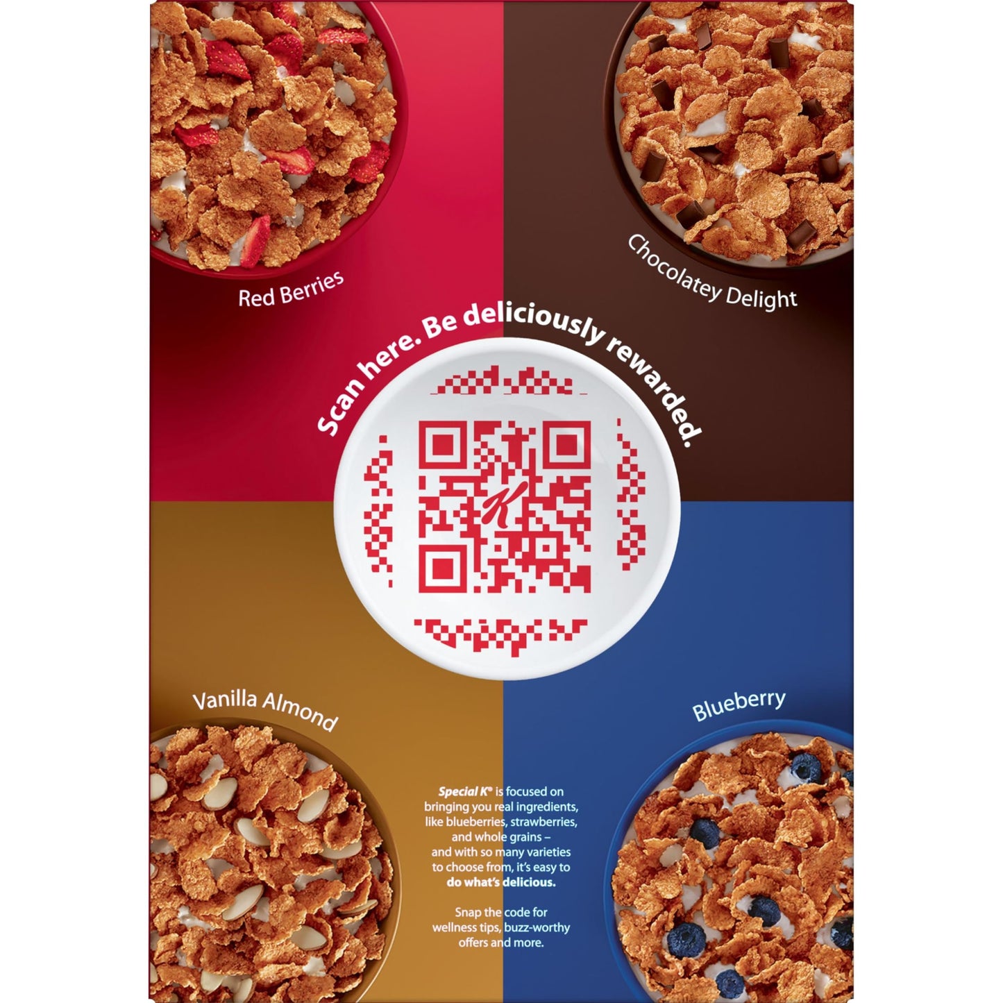 Kelloggs Special K Breakfast Cereal, Fiber Cereal, Family Breakfast, Red Berries, 11.4oz Box (1 Box)