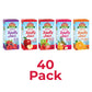 SunCup Totally Juice - 40 Pack / 4.23 oz Juice Box w/Straw (100% Apple Juice)