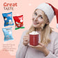 4Es Novelty 24 Packets 3 Assorted Mini Marshmallows - Individually Wrapped Marshmallows Packets for Hot Chocolate & Marshmallows Cocoa Toppers  Vanilla Flavored