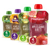 Happy Baby Organics Stage 2 Baby Food Pouches, Gluten Free, Vegan & Healthy Snack, Clearly Crafted Fruit & Veggie Puree, Fruit & Veggie Variety Pack, 4 Ounces (Pack of 16), large online retailer limited availability