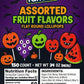 Halloween Jollyranchr Flat Lollipops – Assorted Fruit Flavors, 150 Count Bag (34.2 Oz) – Party Favors, Trick-Or-Treat Candy, Halloween Gifts
