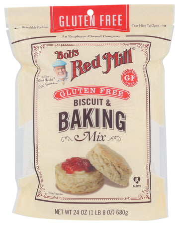 Bobs Red Mill Gluten Free Biscuit Mix - 1.5 Pound (Pack of 4), Makes 8-12 Biscuits, Easy to Prepare