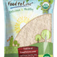 Food to Live Organic White Quinoa Flour, 8 Pounds - Non-GMO, Fine Ground Whole Grains, Vegan Meal, Kosher, Bulk Powder. Good Sou