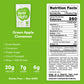 Oats Overnight Green Apple Cinnamon Overnight Oats, 20g Protein, 2.6 oz (Pack of 8) - Gluten Free, Non-GMO
