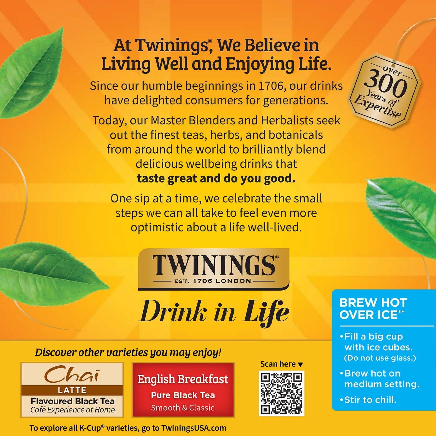 Twinings Earl Grey Black Tea 72 K-Cup Pods for Keurig, 12 Count (Pack of 6), Flavoured with Citrus & Bergamot, Caffeinated, Enjo