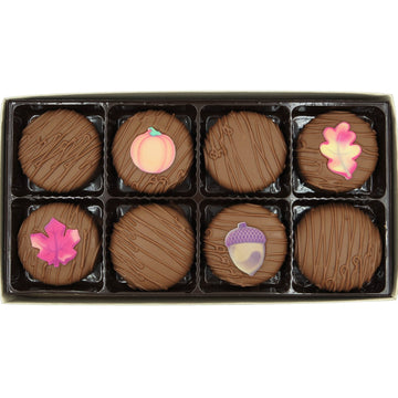 Philadelphia Candies Milk Chocolate Covered OREO Cookies, Autumn Assortment, 8 oz