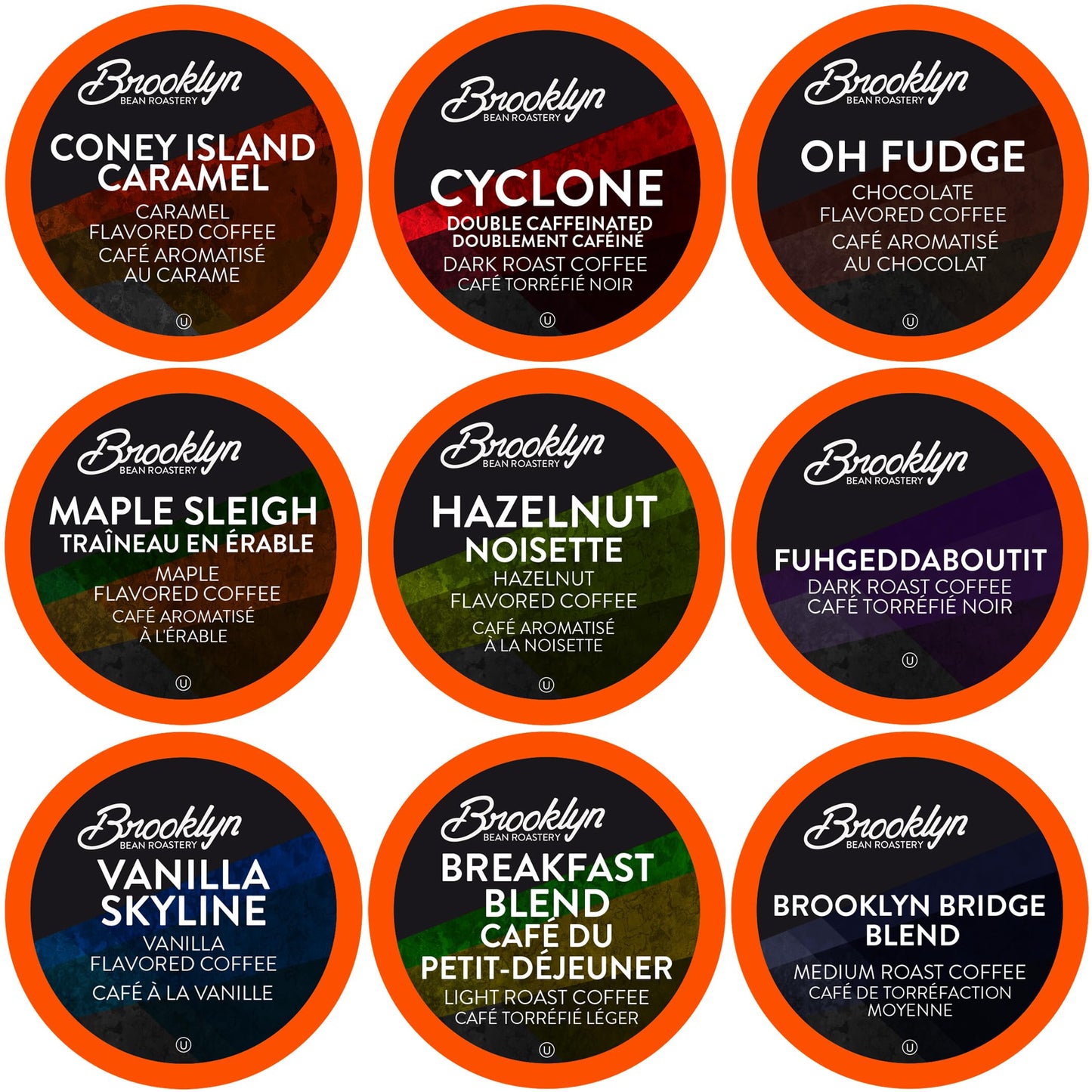 Brooklyn Beans Coffee Pods  Assorted Gourmet Variety Pack - Compatible with Keurig 2.0 K Cup malt-inspired  40 Count  A Mix of Gourmet Flavors