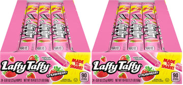 Laffy Taffy Rope Candy, Strawberry Flavor, 0.81 Ounce Ropes (Pack of 48)
