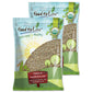 Food to Live Organic Cracked Rye Berries, 16 Pounds - Non-GMO. Crushed & Sifted Groats. Raw, Vegan, Kosher, Bulk. Broken Whole G