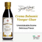 Giusti Balsamic Glaze, Smooth & Velvety Drizzle, 8.45 fl oz (Pack of 6), Balsamic Vinegar of Modena Black