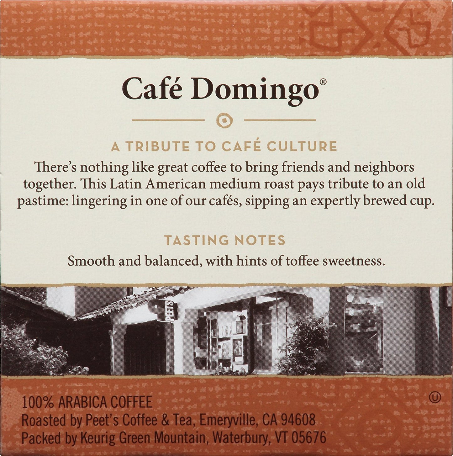 Peets Coffee K-Cup Pods, Medium Roast, Caf   Domingo, 10 Count (Pack of 6)