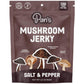 Pans Mushroom Jerky, Vegan Shitake Snacks, Gluten Free, High Fiber, Salt & Pepper, 2.2 Ounce Pack
