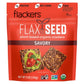 Flackers Organic Savory Flaxseed Crackers, Gluten Free, Non Gmo, Vegan, Keto Snack, 8G Fiber, 3G Net Carbs, 5 Ounce 1-Pack