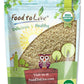 Food to Live Organic Brown Jasmine Rice, 1 Pound - Non-GMO, Whole-Grain Rice, Long-Grain Variety, Non-Irradiated, Kosher, Vegan.