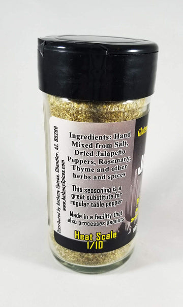Anthony Spices Arizona Jalapeo Salt Chile Pepper Seasoning - Glass Shaker Bottle