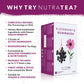 Nutra Tea - Elderberry & Echinacea Tea | Elderberry Tea - Immunity Tea | Immune Tea - 40 Tea Bags - Herbal Tea - (2 Pack)