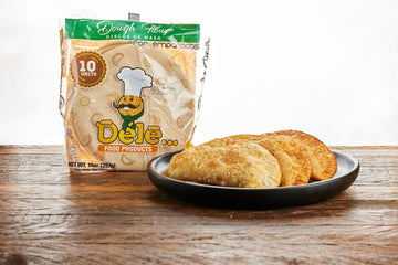 Dele Food Dough Discs for Empanada - Frozen Empanadas Dough Rounds Made with Wheat Flour, Easy to Fill and Seal for Homemade Emp