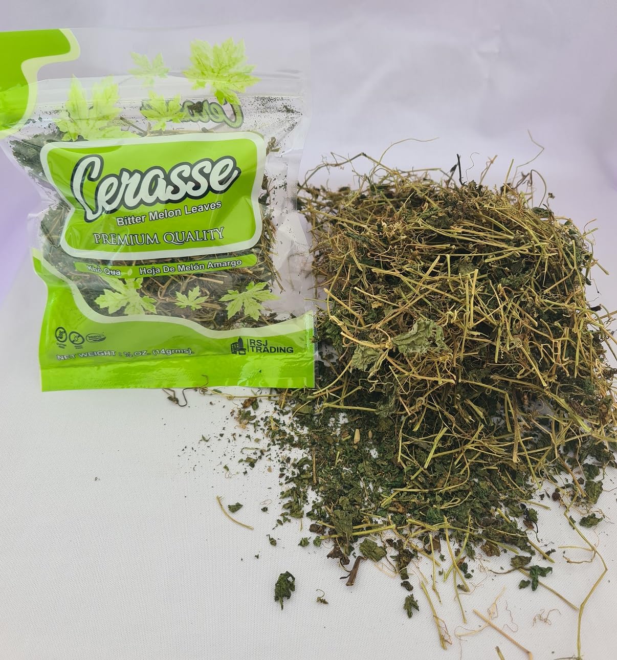 Cerasse Tea, Bitter Melon Bush Tea 0.75Oz. Buy More Save More, 3Pack And 5Pack Option. Wildcrafted, Natural, Fresh, Selected By