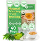FRESHDRINKUS Soursop Graviola Fruit Tea Bags, 100% Natural, 40 Count, Sugar-Free, Caffeine-Free, Gluten-Free