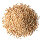 Food to Live Organic Toasted Hulled Sesame Seeds, 2 Pounds - Crunchy and Nutritious Snack, Oven Roasted, Unsalted, No Oil Added,
