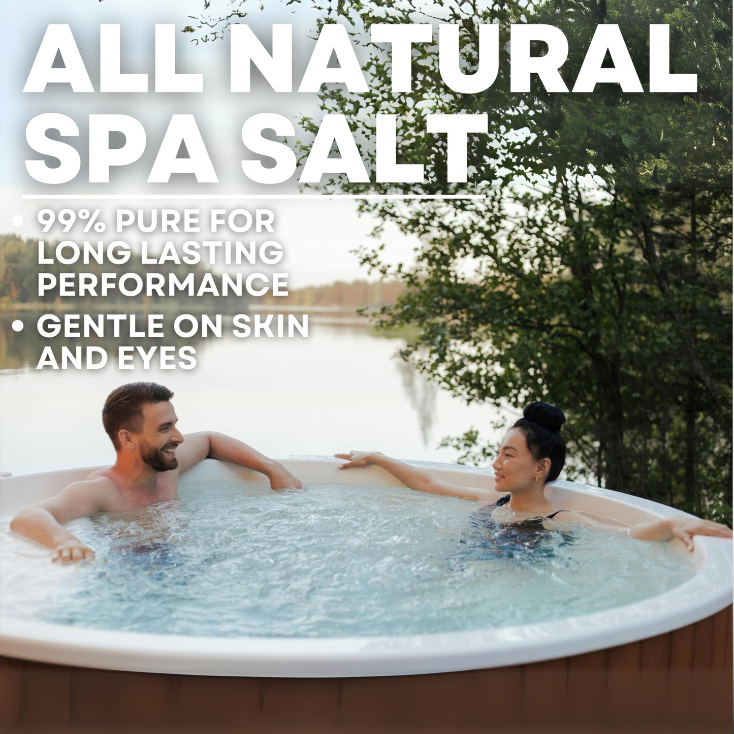 Hot Tub Spa Salt for Water Systems & Chlorine Generators, Pool Salt for Hotspring, Jacuzzi, Caldera, Ace, & Freshwater, 10 Lbs/5