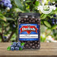 Gourmet Dark Chocolate Blueberries By Its Delish, 3 Lbs Jumbo Container Jar | Dark Chocolate Covered Fruit With Real Dried Blueb