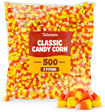 Bulk Classic Candy Corn 2 Pound Bag - Tri-Color Fall Candy  For Thanksgiving Parties & Decorations - Made With Real Honey - Approx. 500 Pieces