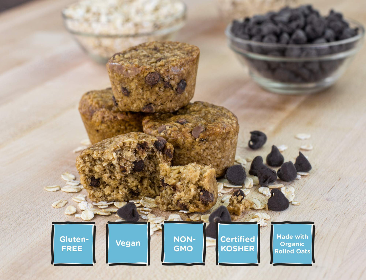 Bobos Oat Bars Bites, All Natural (Original w Choc Chip, 1.3 Ounce Bites (Pack of 30))
