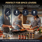 Kiri & Sons Hot Sauce Gift Set – Master Collection Sampler Box, 30 Assorted Gourmet Flavors for Cooking & Dipping, 44.73 cm