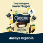 ChocXO Dark Chocolate Lemon Crème Cups - Lower Sugar, Organic, Keto, Gluten Free, 3.45 oz (Pack of 6)