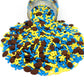 Mystic Sprinkles The Big Football Game Jimmy Mix 3Oz Bottle (Blue & Yellow Sprinkle Mix 3Oz)