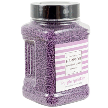 Purple Sprinkles Jimmies 11.28 oz, Purple Sprinkles For Cake Decorating, Cake Sprinkles, Sprinkles For Baking, Ice Cream & More,