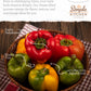 Simple Kitchen Dehydrated Red & Green Bell Peppers - 153 Servings for Family Meal Prep, Survival Canned Food, Gluten Free & Free