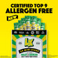 Lorissas Kitchen Beef Jerky Mini Sticks  enhanced Grass Fed & Finished  Original Jalapeo Flavor - 4g Protein  Stocking Stuffers  Free from Top 9 Allergens  Non-GMO  Gluten-Free  0.5 Oz (24 Count)