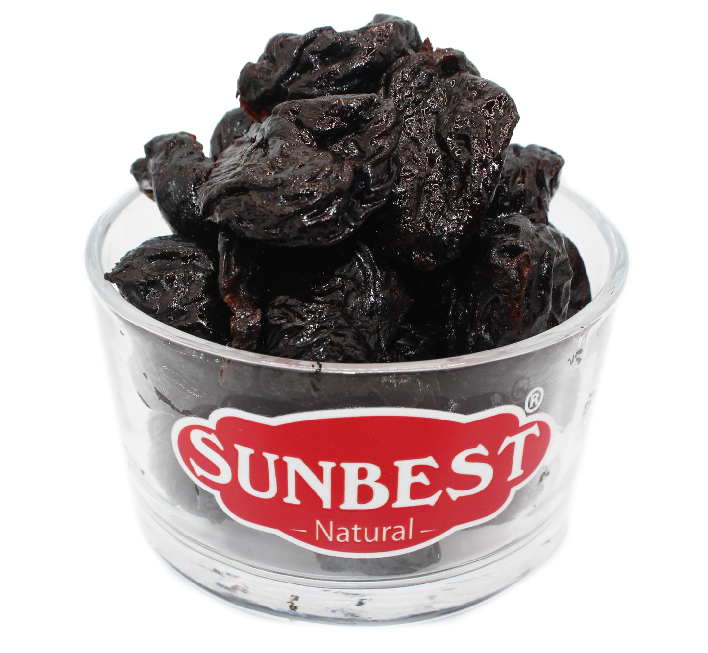 SUNBEST NATURAL Jumbo Pitted Prunes - Tender, Juicy, High Fiber - 5 lb Bulk Bag