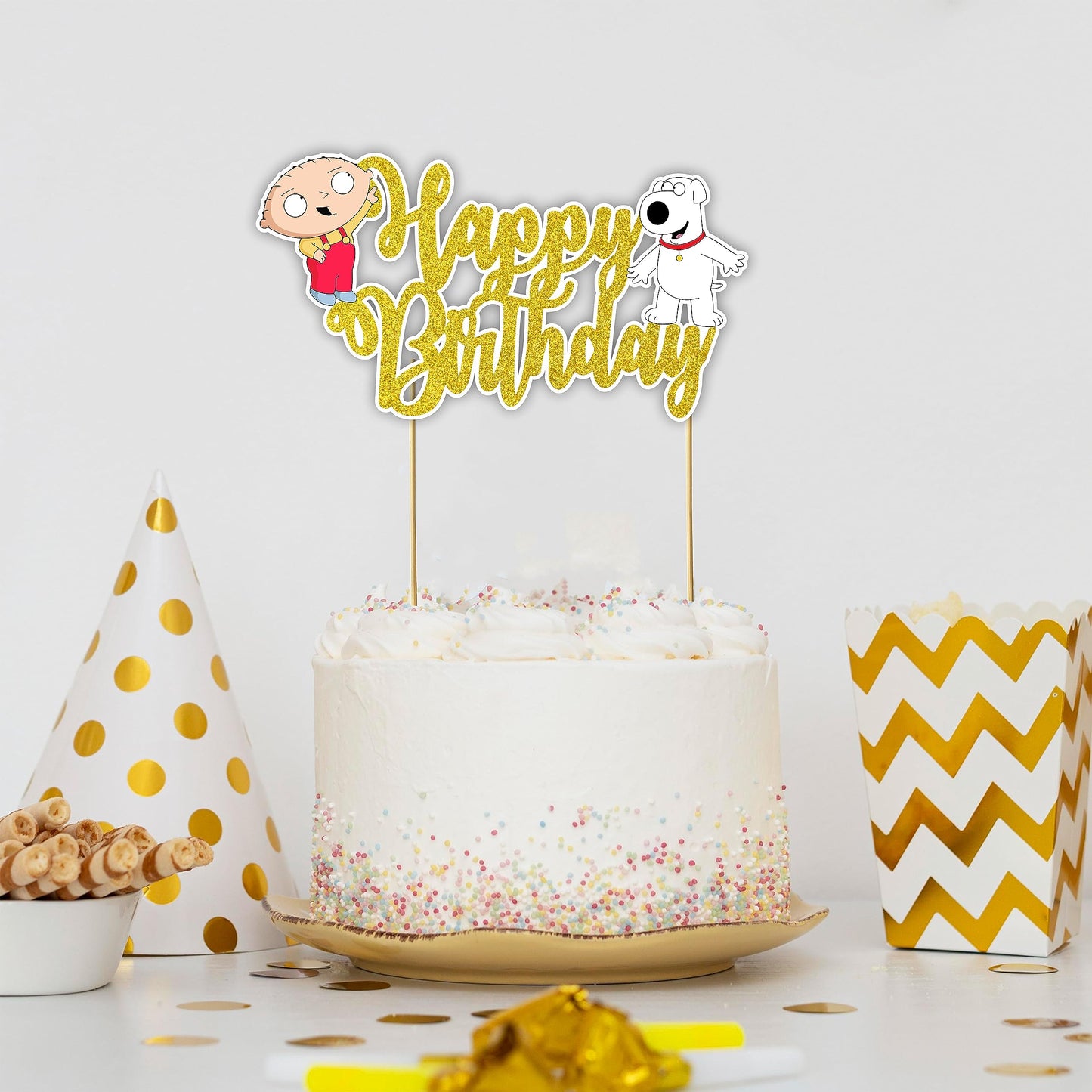 Seyal Stewe Grifin Happy Birthday Cake Topper