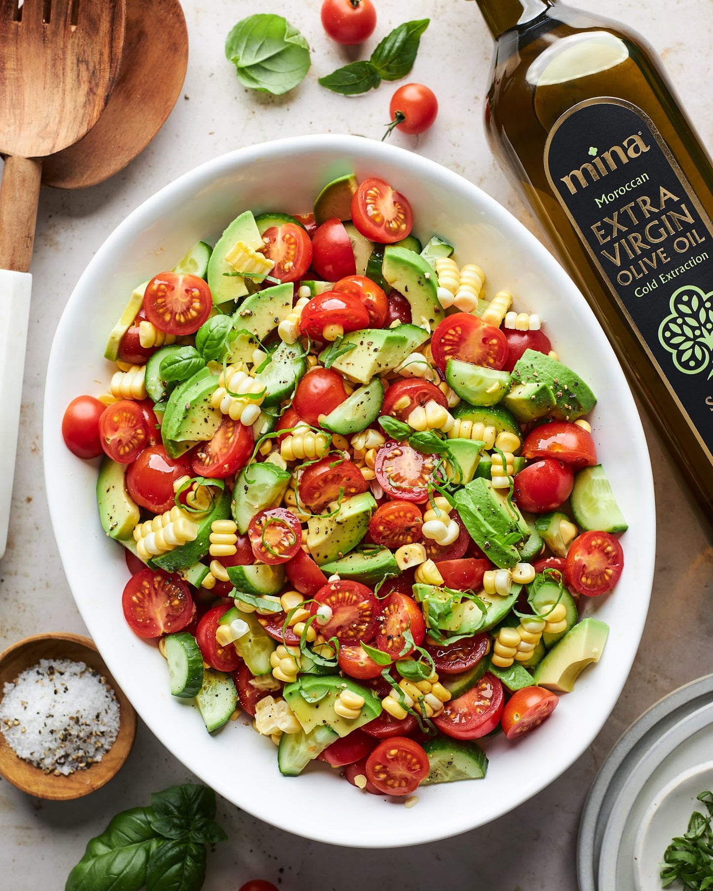 Mina Olive Oil Extra Virgin 33.8 Fl Oz, New Harvest, Polyphenol Rich Olive Oil for Cooking, Moroccan Extra Virgin Olive Oil, Sin