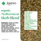 Organic Mediterranean Herb Blend By Journey Spice Co. | Gourmet Spice Seasoning Blend For Chicken, Pork, Vegetables, Tzatziki Sa