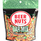 BEER NUTS Bar Mix with Wasabi Peas & Pretzels, 8oz Travel Pack