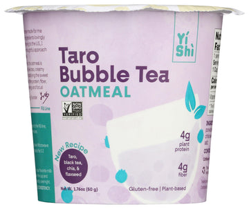 Yishi - Oatmeal Cup Taro Bubble Tea - Case Of 6 - 1.76 Ounces