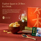 Bokksu Seasons of Japan Snack Box - 1-Piece Tea + 22-Piece Snacks from Japan - Authentic Japanese Food Box with Cookies  Chips  Mochi  ers  Tea  and More