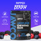 JAWCKO Ultra-Tough Jawline Chewing Gum | Get a Stronger  Squarer Jawline | Ripped Berry Jaw Training Hard Gum | 15X Strength | Chisel  Sculpt  Tone your Jaw | Facial Fitness Mewing Gum | 40 Pieces/Pack