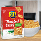RITZ Toasted Chips Variety Pack, Cheddar, Sour Cream and Onion, and Original Crackers, Holiday Party Snacks, Bulk Snacks, Christ